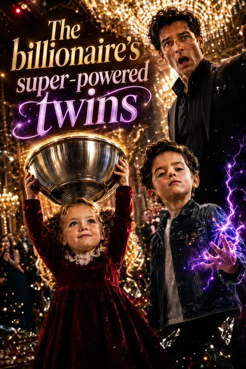 The billionaire's super-powered twins