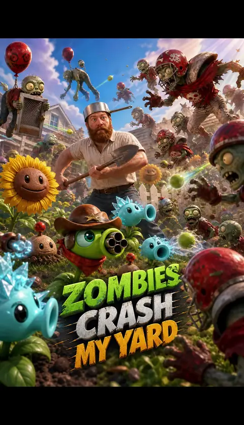 Zombies Crash My Yard