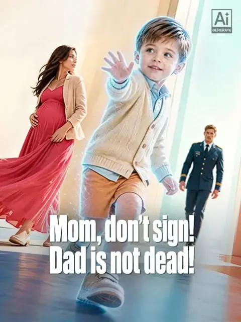 Mom, don't sign! Dad is not dead!
